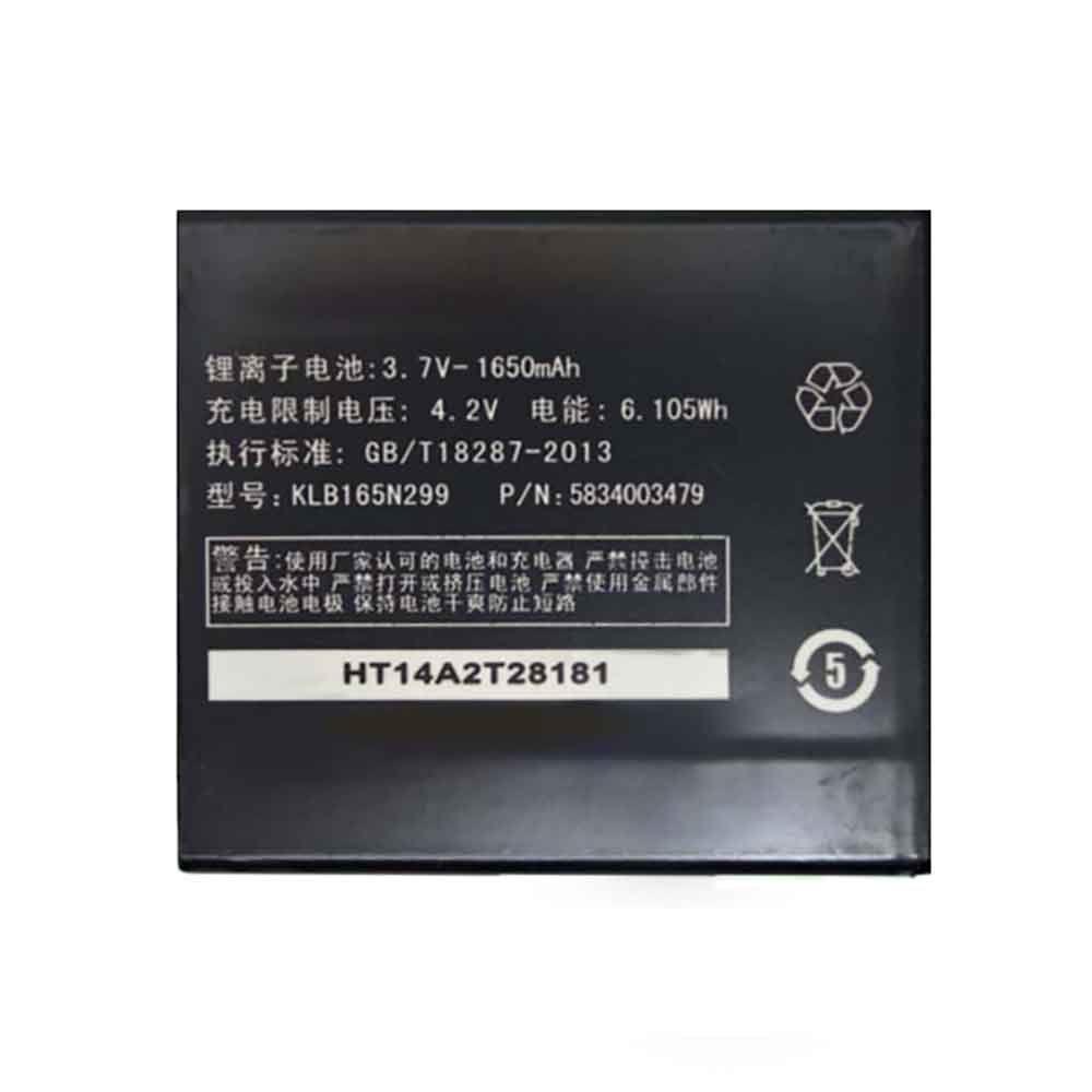 Batería para KONKA KLB165N299